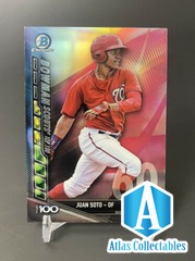 2017 JUAN SOTO BOWMAN CHROME SCOUTS TOP 100 RC #BTP-60